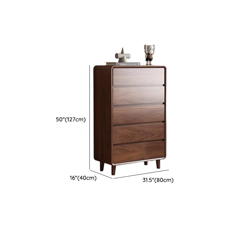 Cocoa Simplistic Natural Wood Double Dresser/Lingerie Chest with 6/9/5 Drawers in Horizontal/Vertical Orientation thumbnail 21