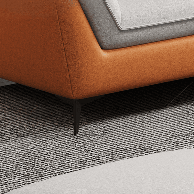 Tech ClothUpholstered Sofa Couch/Single Sofa in Chalk for Parlor with Flared Arm in a Modern Style thumbnail 11