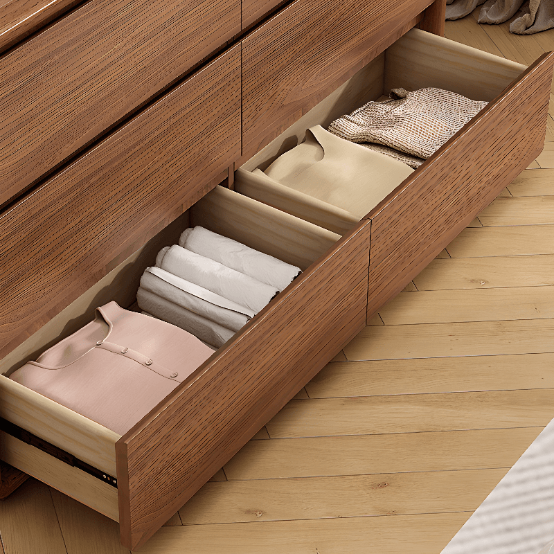 3 Tiers/5 Tiers/4 Tiers Cube Console Dresser/Lingerie Chest/Bachelor Chest in Solid+Engineered Wood with Drawers in a Contemporary Style thumbnail 5