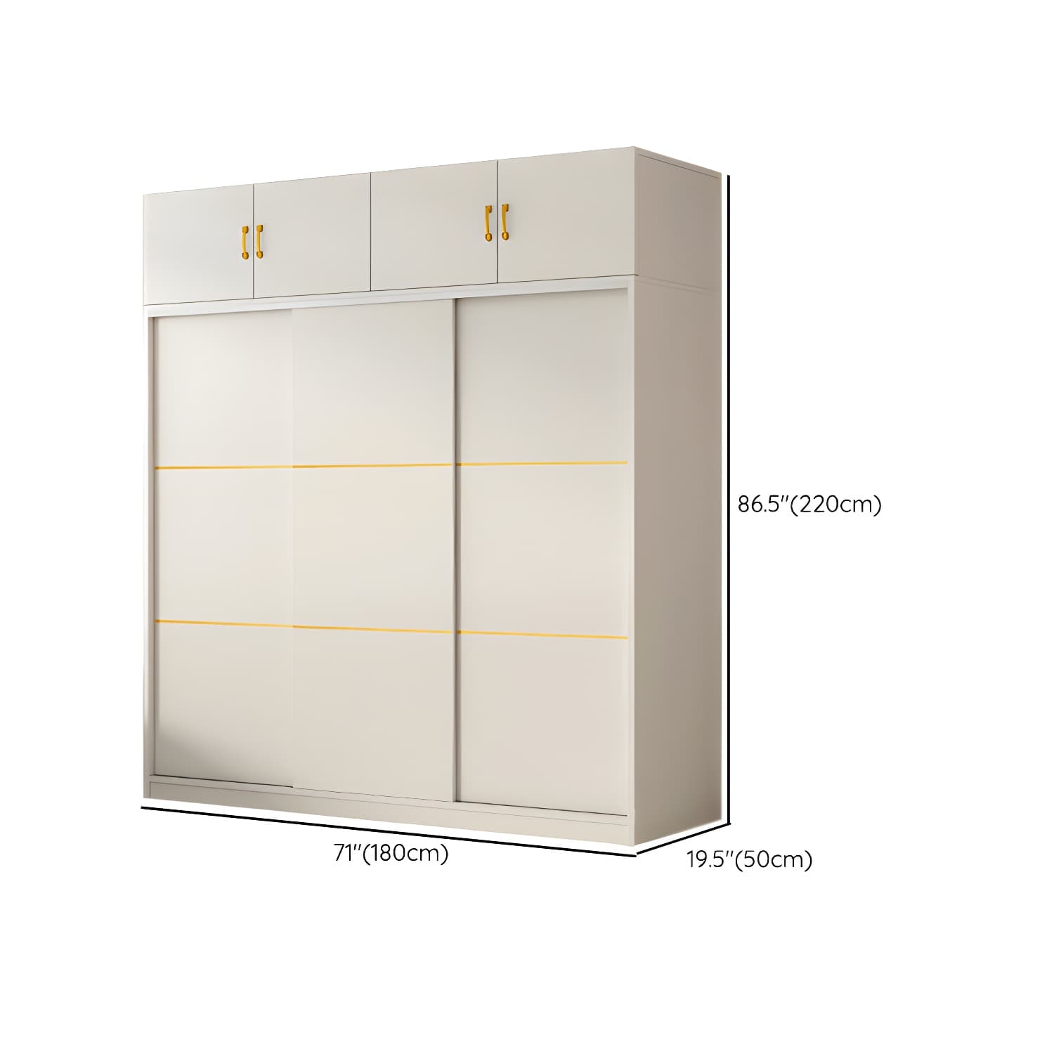 Spacious White Wardrobe Armoire with Shelves and Clothing Rod - Your Perfect Closet Solution thumbnail 21