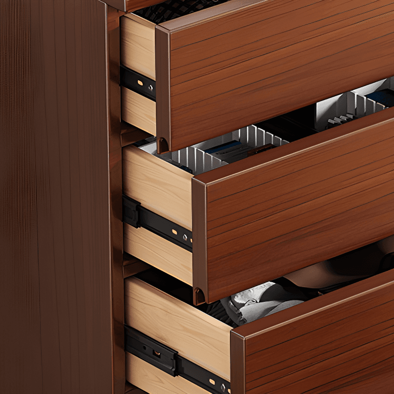 Art Deco Double Dresser/Semainier Horizontal/Vertical 10 Drawers/12 Drawers/8 Drawers in Wood thumbnail 9