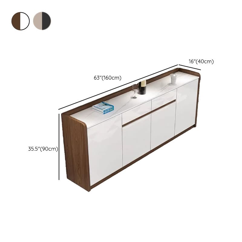Self-supporting Sintered Stone Sideboard, Adjustable Shelf & Larder, 3 Drawers/2 Drawers, 5 Doors/4 Doors/3 Doors, Standard thumbnail 18