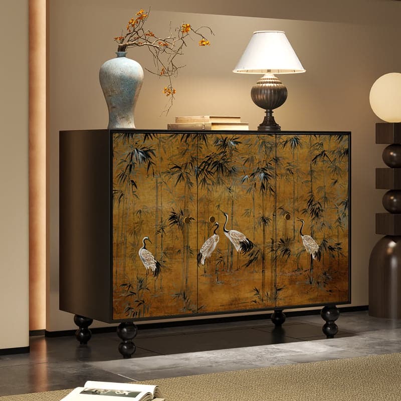 Trendy Rectangle Standalone Accent Cabinet in Ink with Manufactured Wood and Cabinet Knobs thumbnail 9