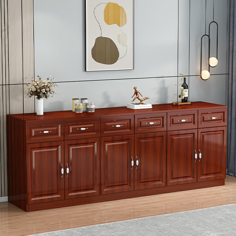 Modern Wood Cabinets Buffets & Sideboards 31.5 inches Width Non-Adjustable Drawers Included thumbnail 12
