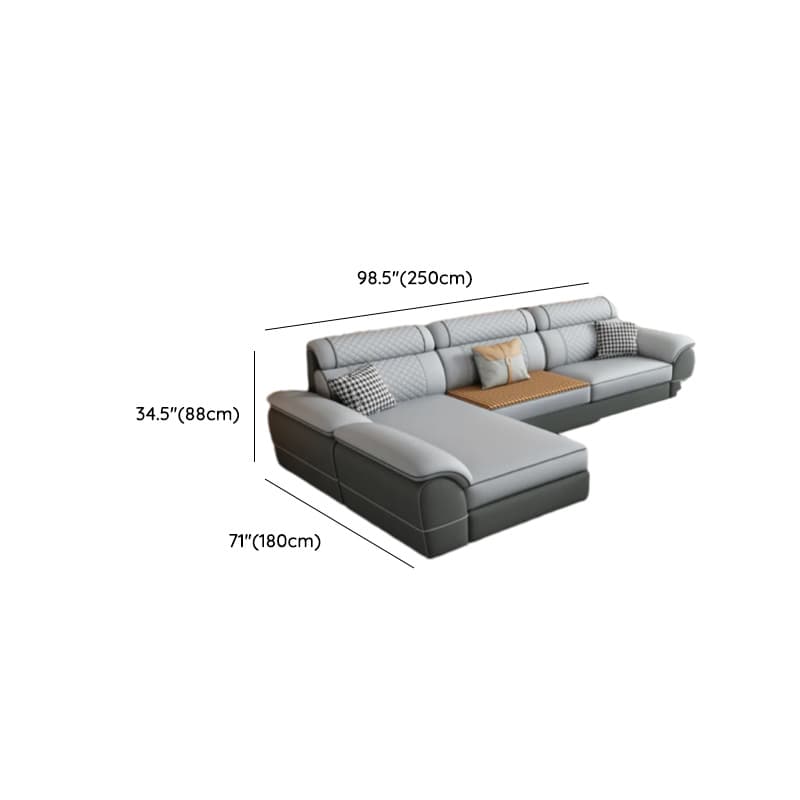 4 Pc L-Shape/Straight Left Hand Facing/Horizontal Sofa Recliner/Sofa Couch for 5 Person thumbnail 15