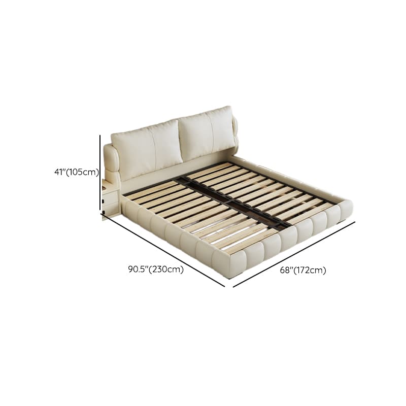 Chalk Storage Included/Pallet Bed Frame with Leg and Lumber Frame for Living Room in a Modern Simple Style thumbnail 8