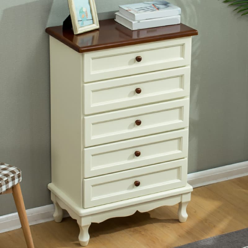 Solid Wood Countertop Storage Chest Traditional Style with Drawers thumbnail 17