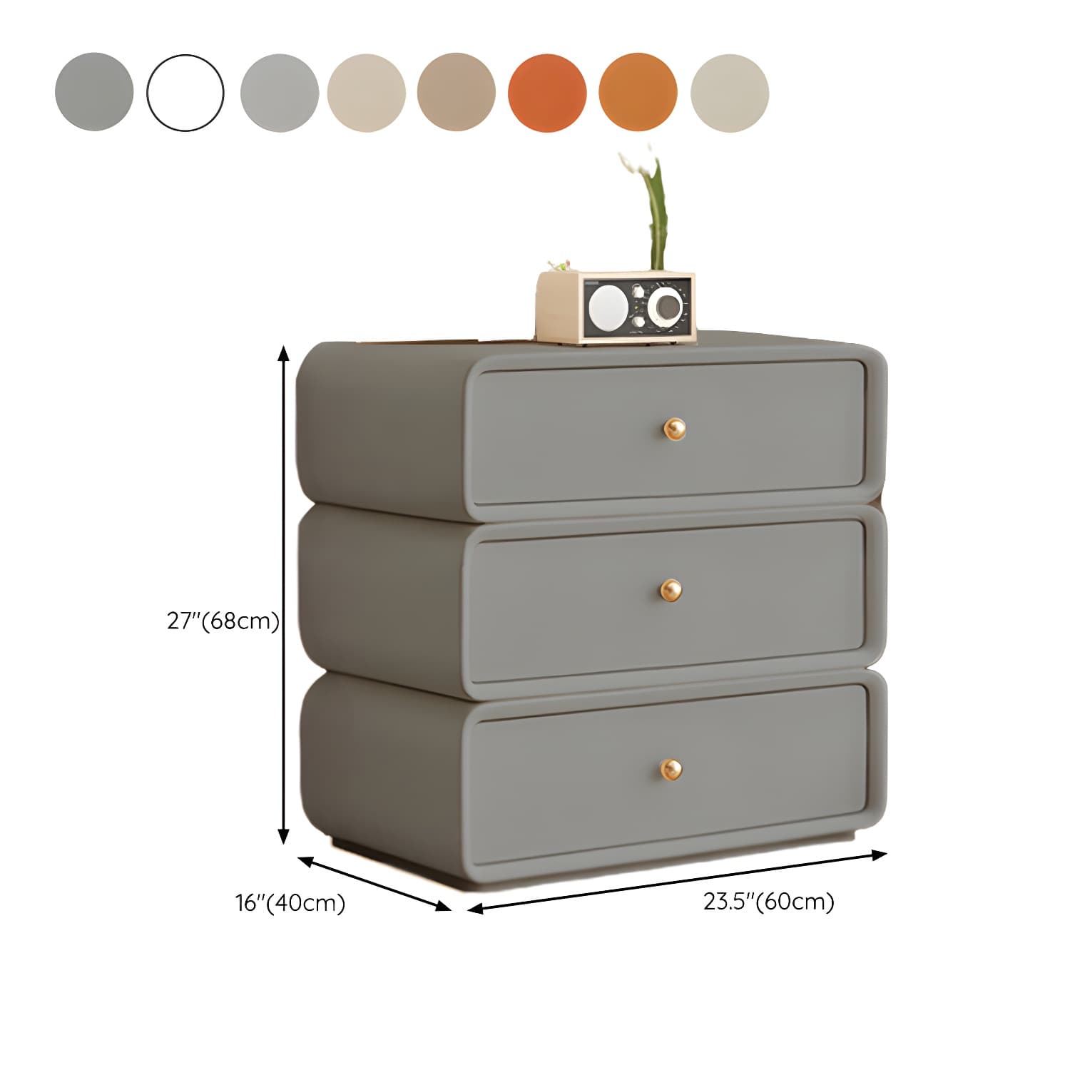 Modern Light Wood Dressers with Solid Wood Construction and Soft-Close Drawers thumbnail 17