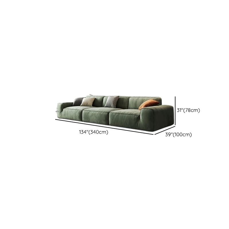 Living Room Use L-Shape/Straight Pine Green Right Hand Facing/Horizontal Sofa Chaise/Sofa with Concealed Support thumbnail 16