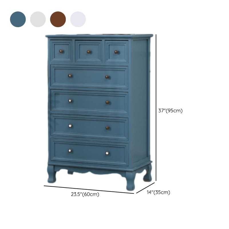 Independent Damp-proof Accent Chest/Accent Cabinet in Wood with Drawers in a Retro Style thumbnail 19