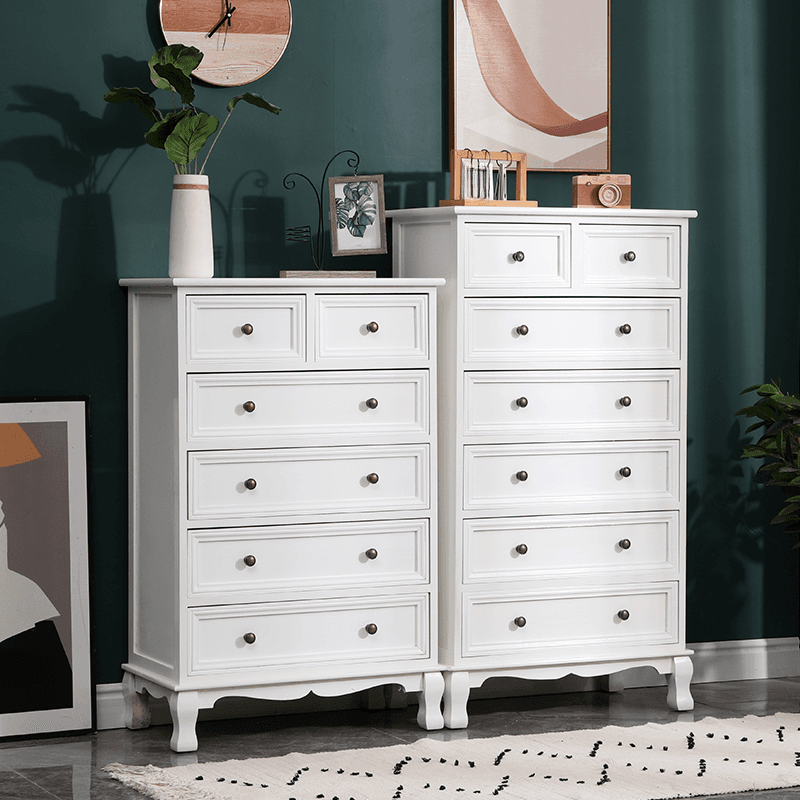 Independent Damp-proof Accent Chest/Accent Cabinet in Wood with Drawers in a Retro Style thumbnail 7