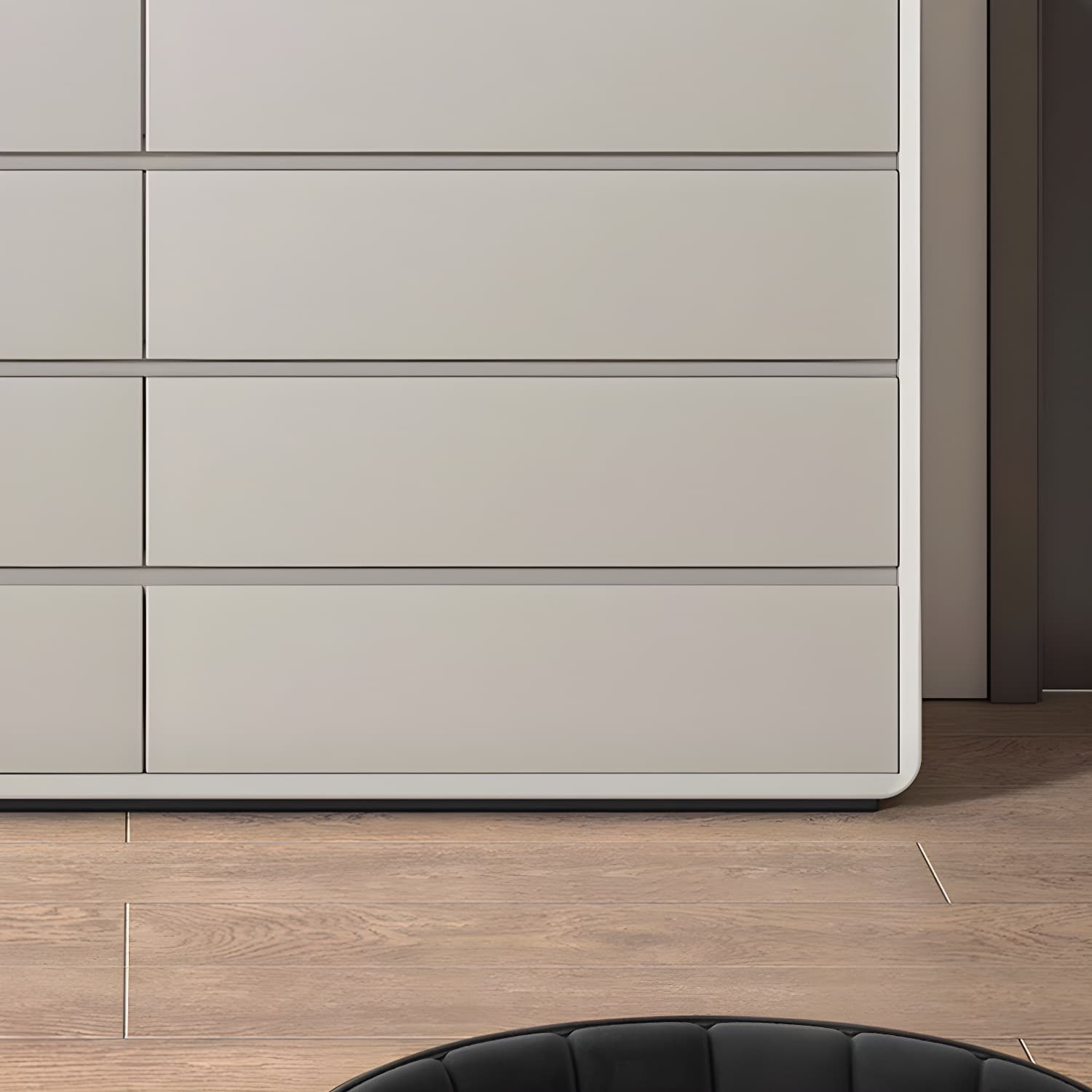 Modern Double Dresser with Drawers - Wood Finish, Horizontal Orientation, No Distressing thumbnail 11