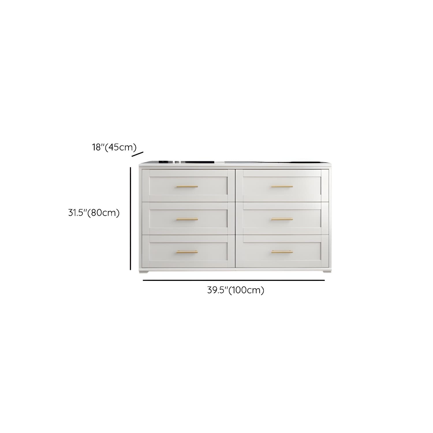 Classic Glam Storage Chest Solid Wood Storage Chest Dresser , 17.55 Inch Width - image 12