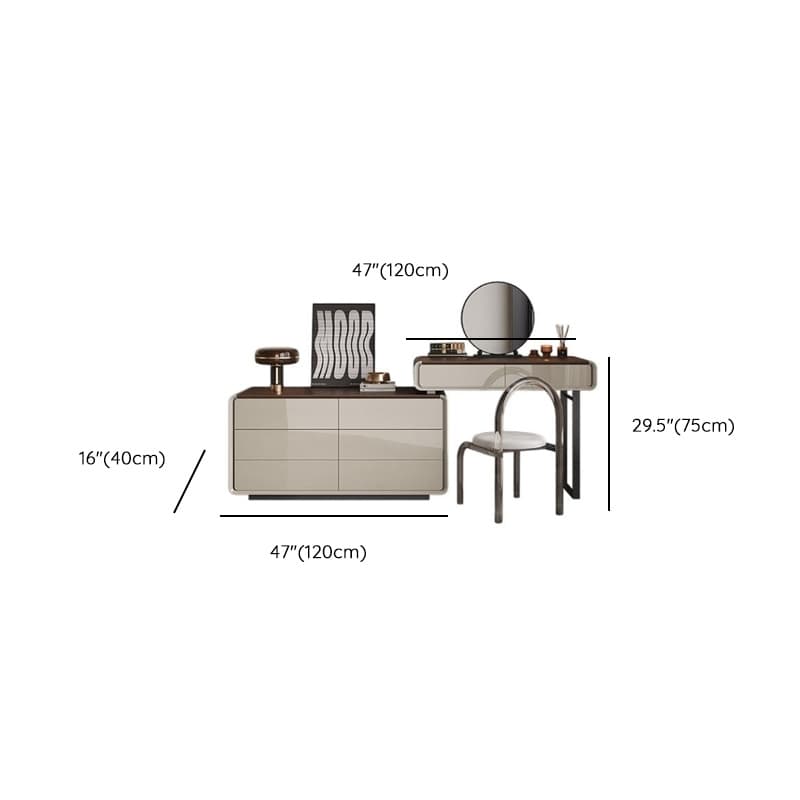 Multi-Purpose Vanity Set with Lighting, Scalable Telescopic Design, Push-Pull 2-in-1 Vanity, Adjustable Touch and Brightness thumbnail 16
