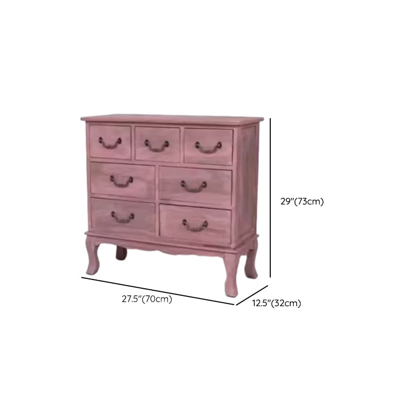 French Wood Vertical Console Dresser with 9 Drawers/7 Drawers/10 Drawers thumbnail 28