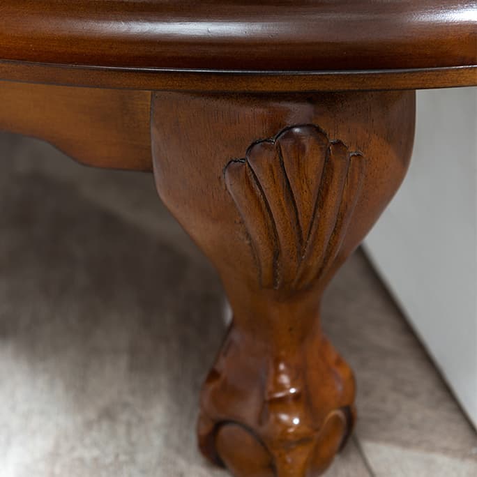 Traditional Medium Brown Corner Accent Cabinet with Wood Countertop and Exterior Shelving thumbnail 8