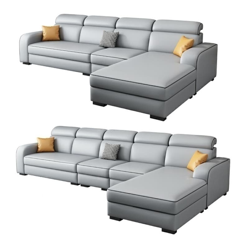 Contemporary Sectional Sofa with Adjustable Pillow and Scratch Resistant Upholstery thumbnail 17