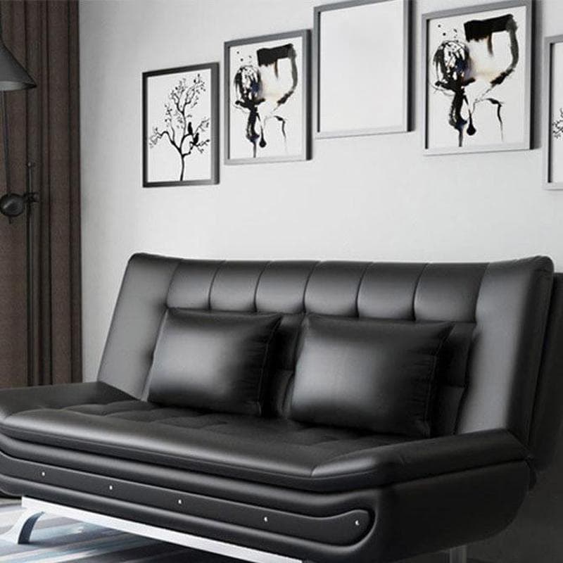 75'' Modern Armless Solid Color Sofa, Foam Filled Upholstery - Partial Assembly thumbnail 17