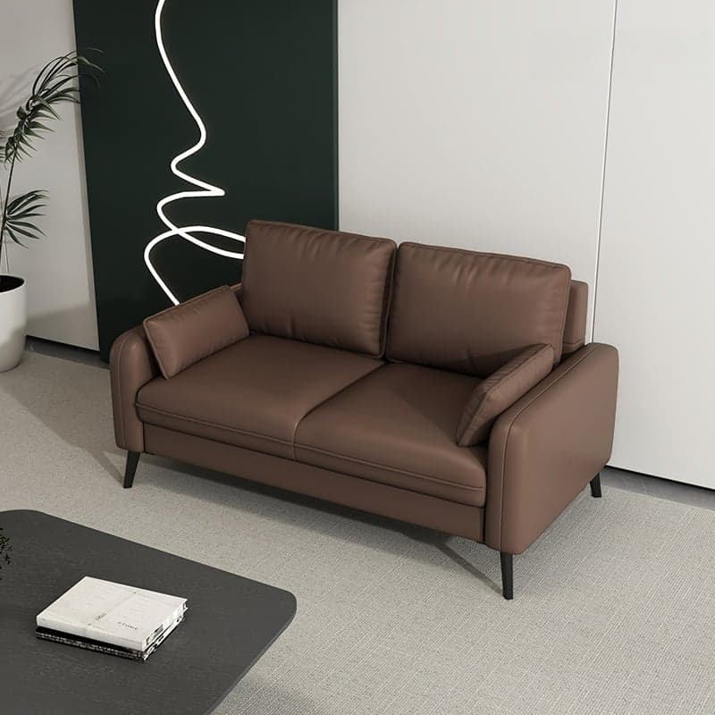 Tear Resistant Loveseat in Gray/Navy Blue/Amber Color with Arm thumbnail 2