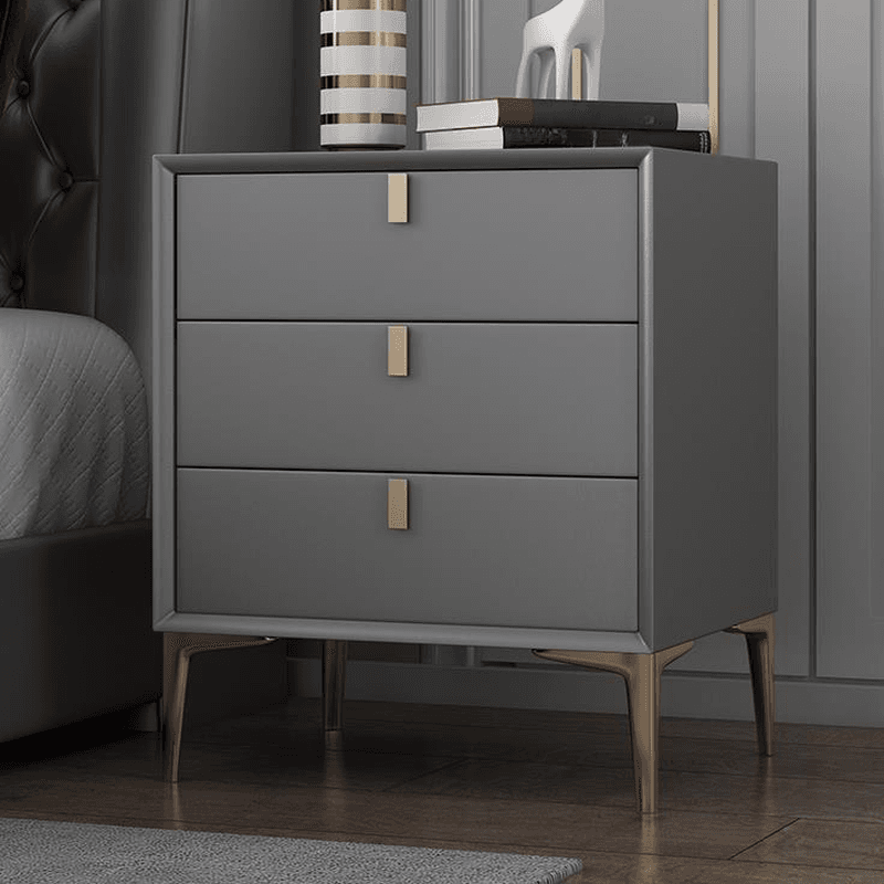 Modern Lumber Nightstand With Drawer Storage & Leg, 3 Drawers/2 Drawers thumbnail 24