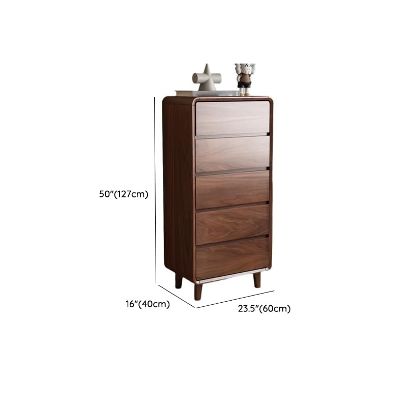 Cocoa Simplistic Natural Wood Double Dresser/Lingerie Chest with 6/9/5 Drawers in Horizontal/Vertical Orientation thumbnail 19