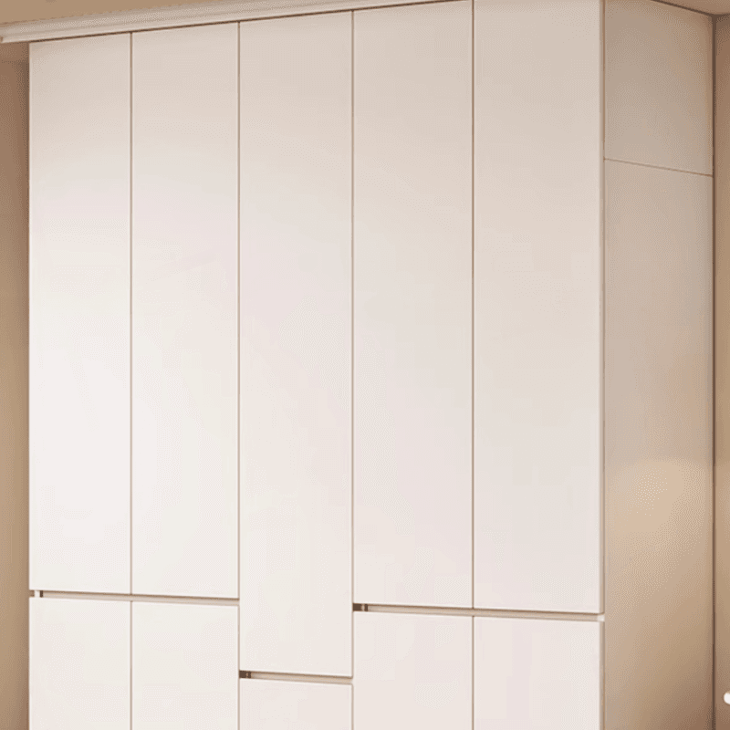 Modish Manufactured Wood Independent Armoire Cabinet with Soft Close Drawer, Soft Close Door, Interior Shelves, and Clothing Rod thumbnail 7