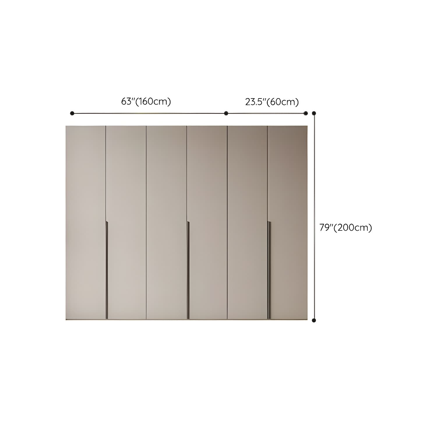 Modern Grey Wood Armoire with Solid Construction and Limited Warranty thumbnail 26