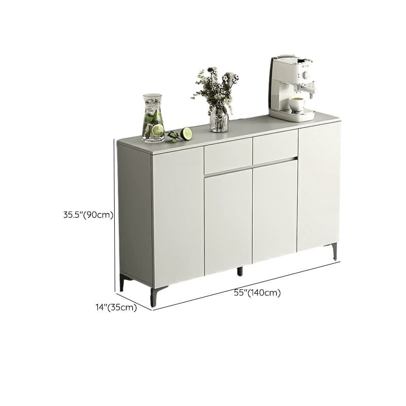 Contemporary Living Room Stone Top Sideboard with Doors and Drawers thumbnail 15