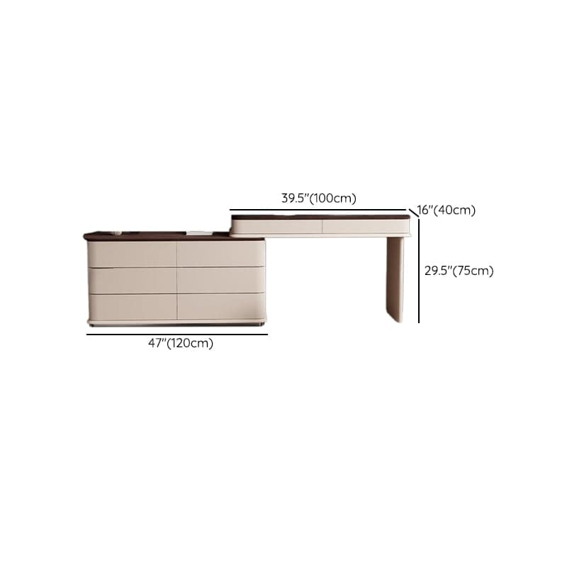 Sleeping Room Scalable Vanity Set/Makeup Vanity with Push-Pull thumbnail 12