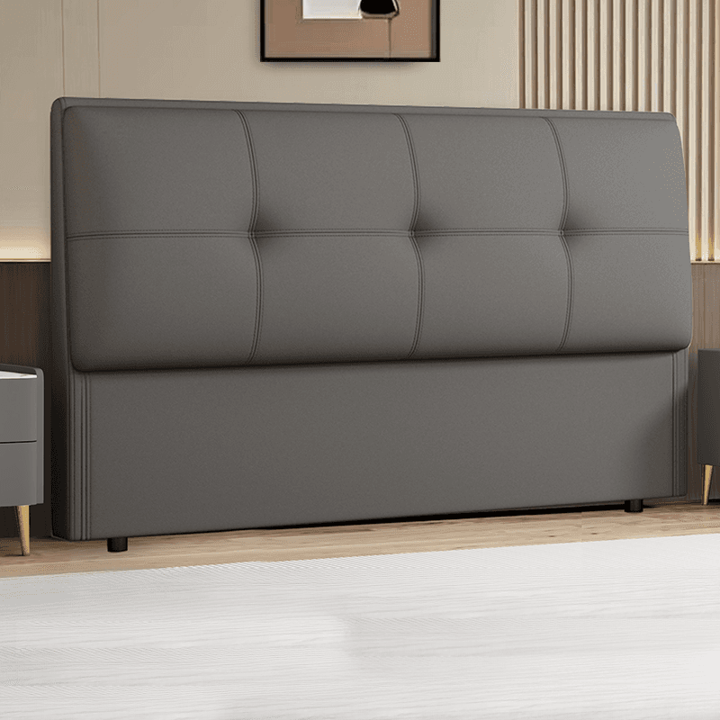 Simplistic Style Panel Headboard with No Distressing, Piled Tufted Rectangular Shape for Queen/Twin/Full Bed, Featuring Sponge Upholstery and Standard Height thumbnail 3