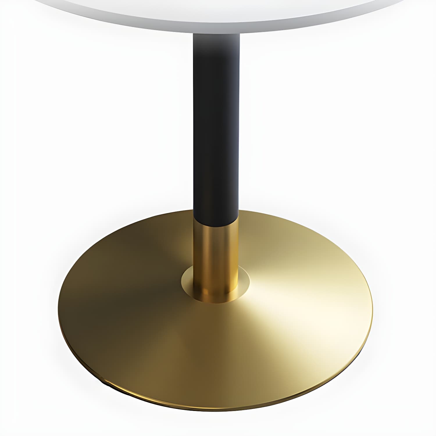 Traditional Luxury Rounded Dining Table Stone and Metal Tulip Dining Table thumbnail 8