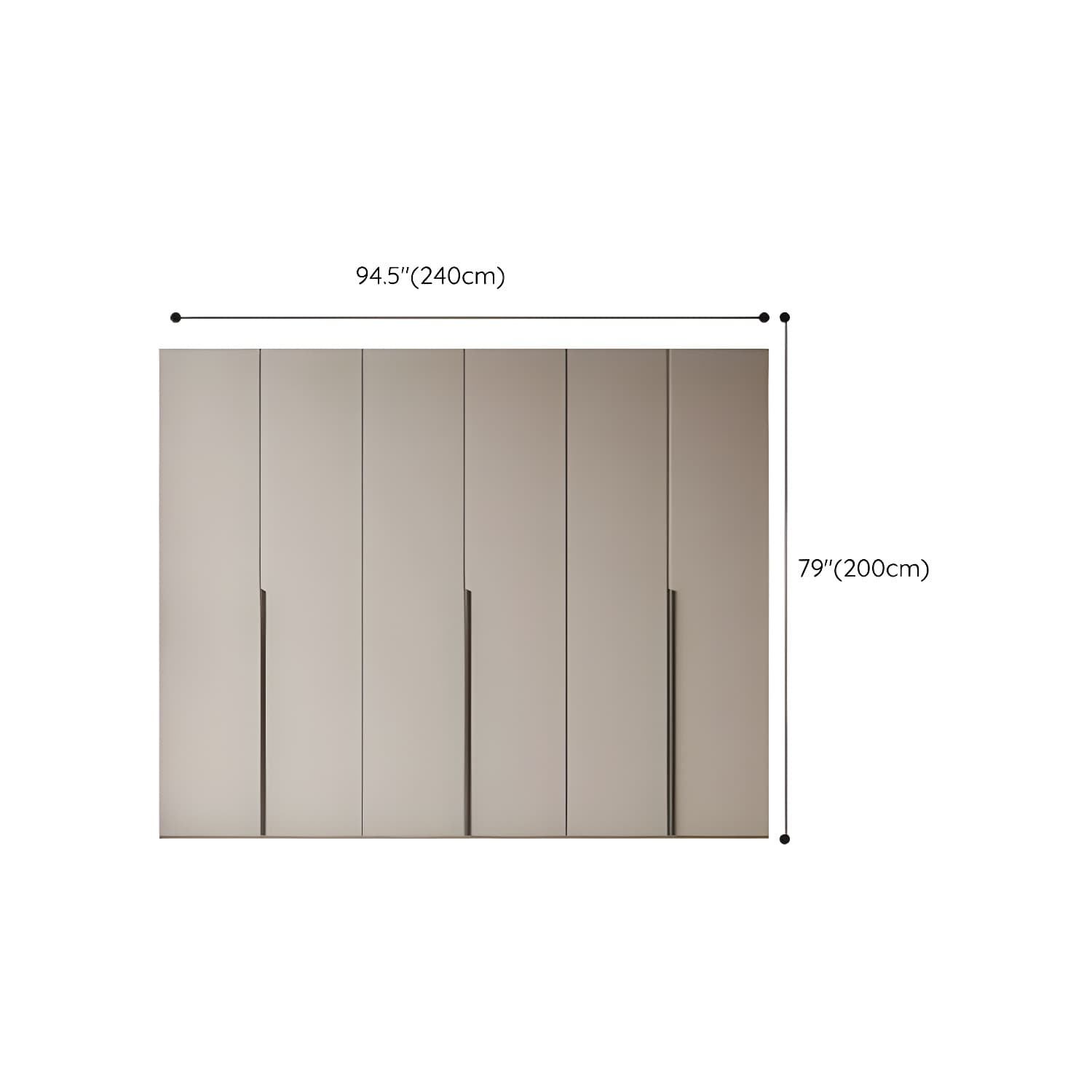 Modern Grey Wood Armoire with Solid Construction and Limited Warranty thumbnail 24