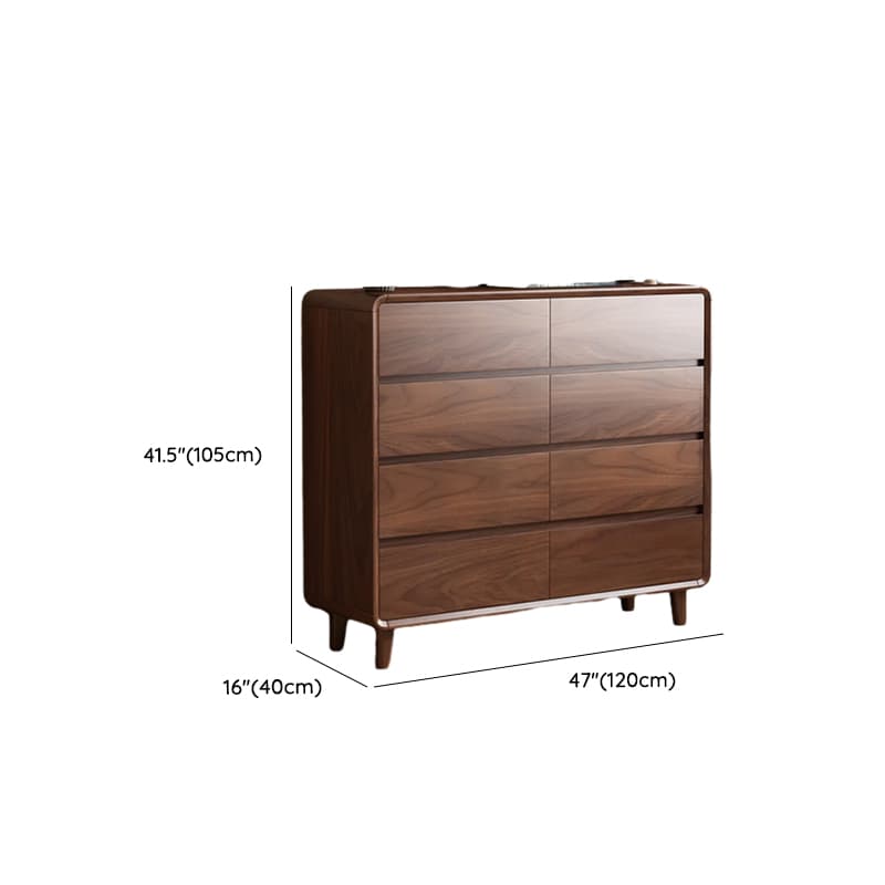 Cocoa Casual Rubberwood Double Dresser/Lingerie Chest with 6/9/5 Drawers Horizontal/Vertical thumbnail 19