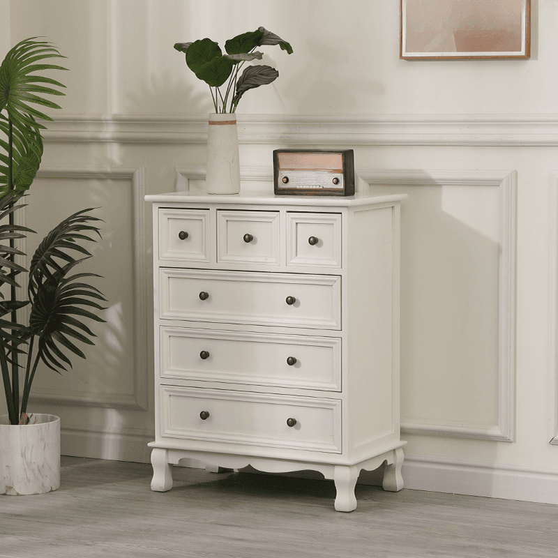 Independent Damp-proof Accent Chest/Accent Cabinet in Wood with Drawers in a Retro Style thumbnail 2