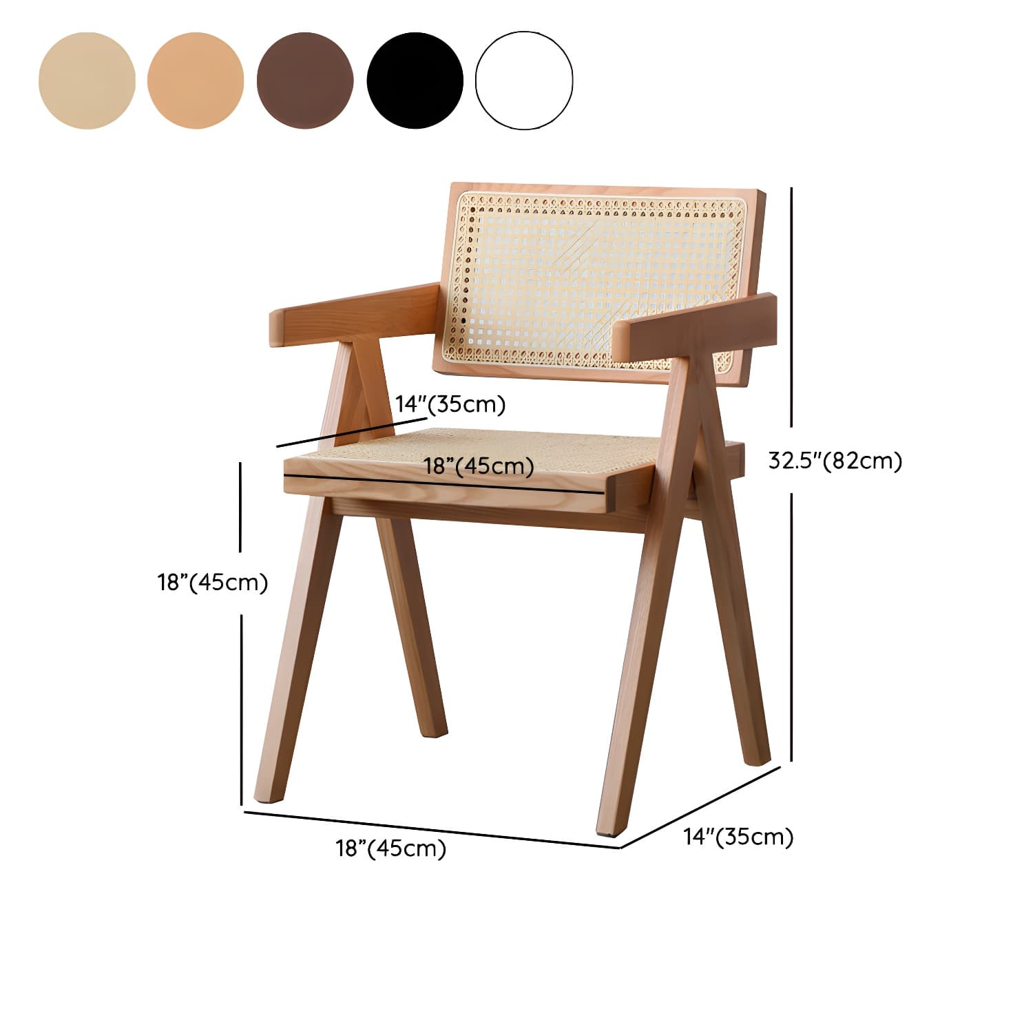 Contemporary Dining Room King Louis Back Solid Wood Dining Chair thumbnail 16