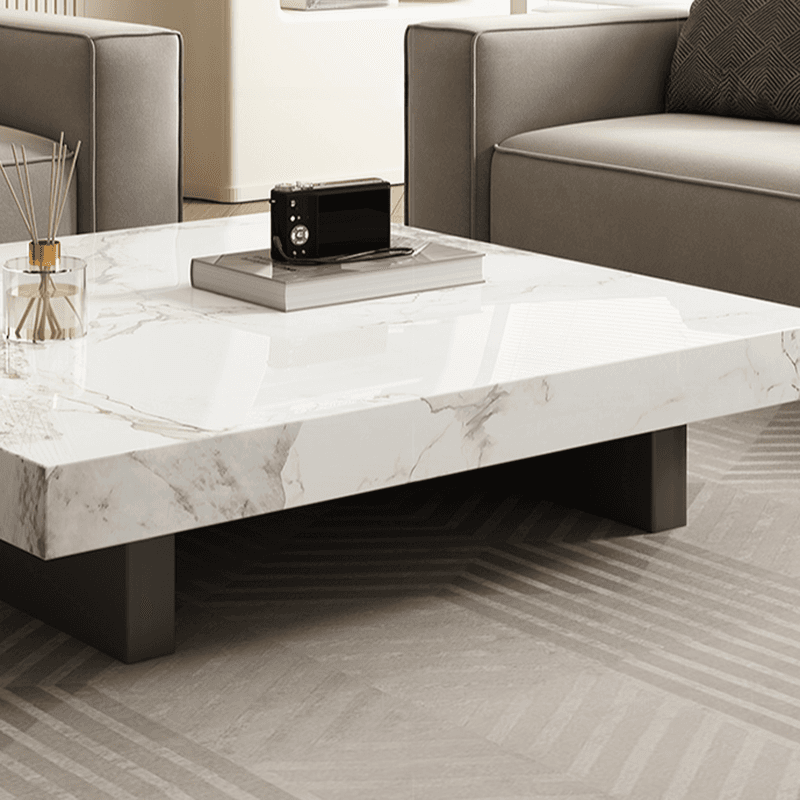 Square Board Game Coffee Table with Sled Base Suitable for Living Room Use thumbnail 14