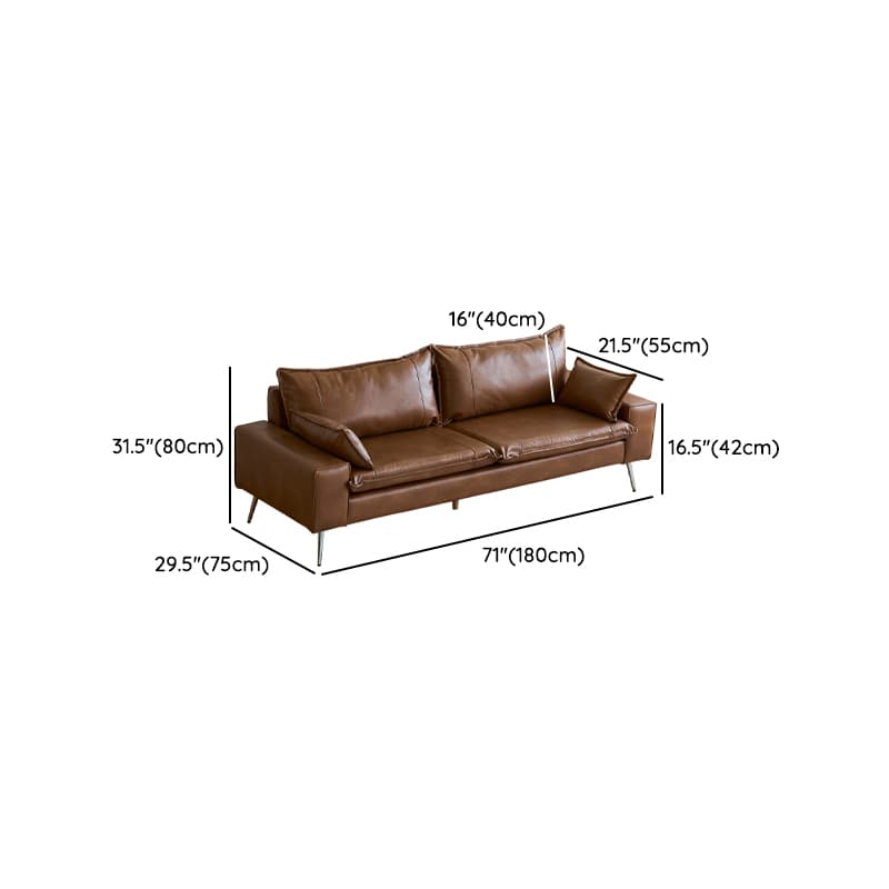 Modern Olive Green/Ink/Lemon Color Solid Color Leather/Corduroy Sofa Couch for Seats 4/Seats 3/Seats 2 thumbnail 27