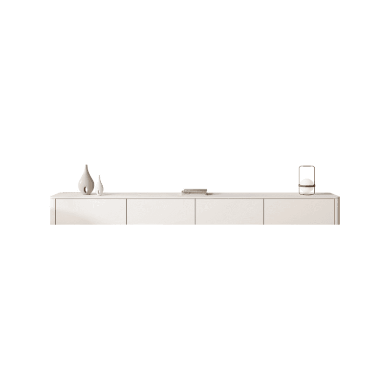 Ivory Rectangular Wall-supported TV Stand with 6 Drawers/5 Drawers thumbnail 19
