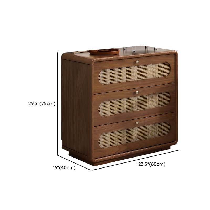 Antique Square Auburn Wood Semainier/Double Dresser Vertical/Horizontal with 6 Drawers/5 Drawers/3 Drawers thumbnail 8