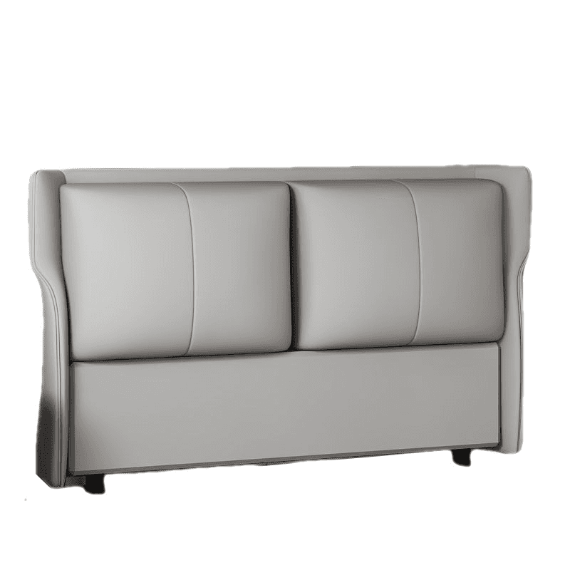Standard（36-55“） Free-standing Standard Full(54"W x 75"L)/Twin(38"W x 75"L) No Distressing Rectangular Wingback Headboard with Sponge Filing and Wood/ Upholstery Frame thumbnail 11