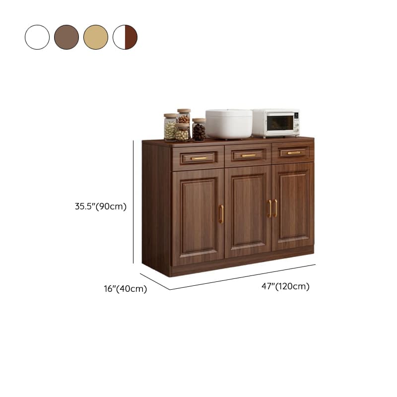 Modish Sideboard Composite Wood Standard/Narrow Kitchen Cupboards with 5 Drawers/4 Drawers/3 Drawers, 2 Shelves and 5 Doors/4 Doors/3 Doors thumbnail 12