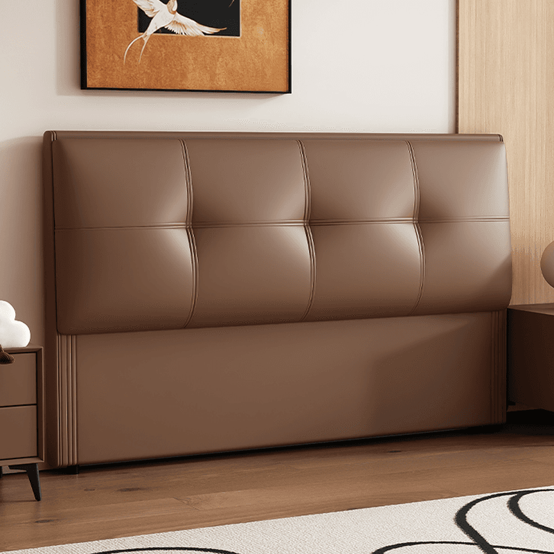 Simplistic Style Panel Headboard with No Distressing, Piled Tufted Rectangular Shape for King/Queen/Full Bed, Sponge Upholstery Fill, Standard Height thumbnail 2