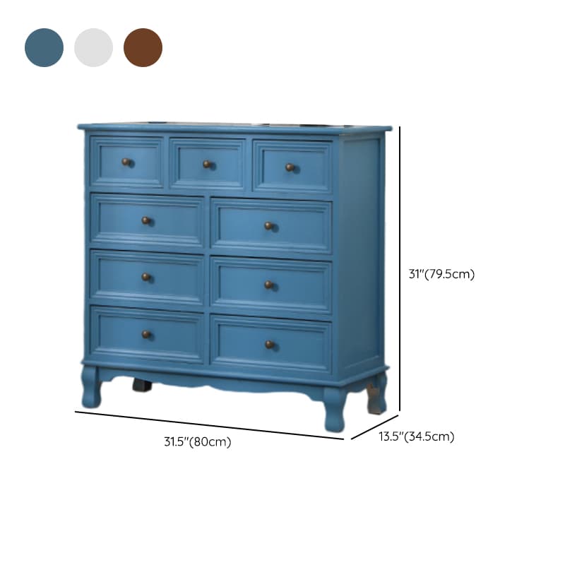 Independent Damp-proof Accent Chest/Accent Cabinet in Wood with Drawers in a Retro Style thumbnail 20