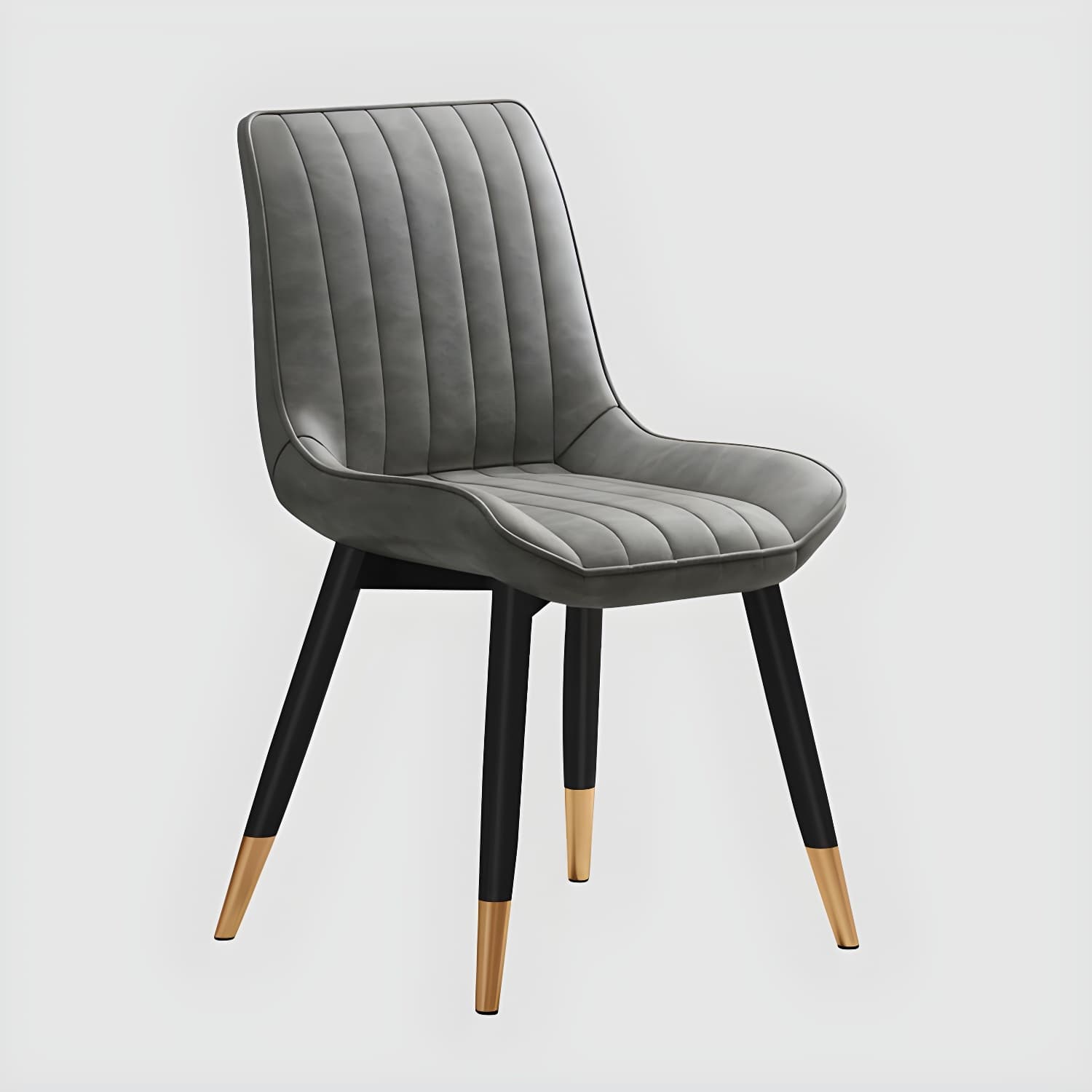 Glam Faux Leather Dining Chair Parsons Chair in Matte Finish for Home thumbnail 11