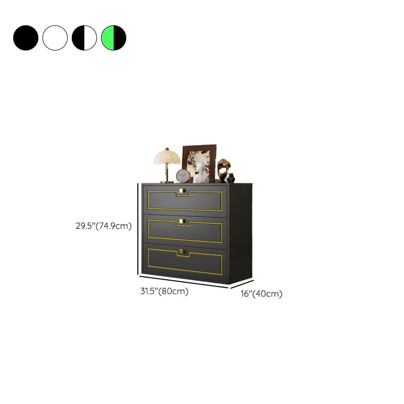 Casual Steel Bachelor Chest/Console Dresser/Semainier with 6 Drawers/5 Drawers/4 Drawers in Vertical/Horizontal Orientation thumbnail 12