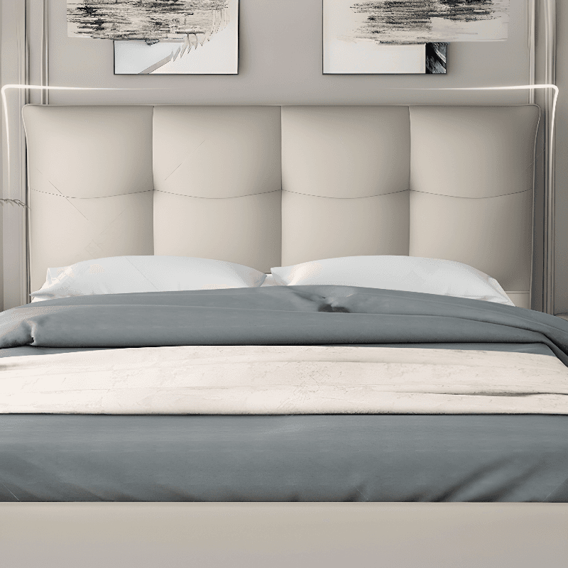 Elegant Pine Wood Full Bed with Tufted Panel Headboard, Rectangle Shape, Sponge Fill, and Standard Height Legs Included thumbnail 10