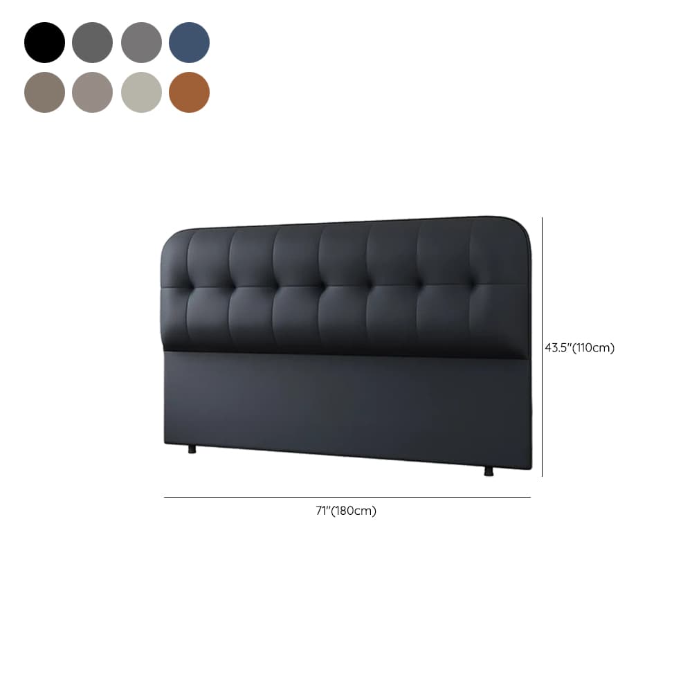 Modish Free-standing Standard Full(54"W x 75"L)/Twin(38"W x 75"L) Panel No Distressing With Legs in Wood and Stitch-tufted thumbnail 19
