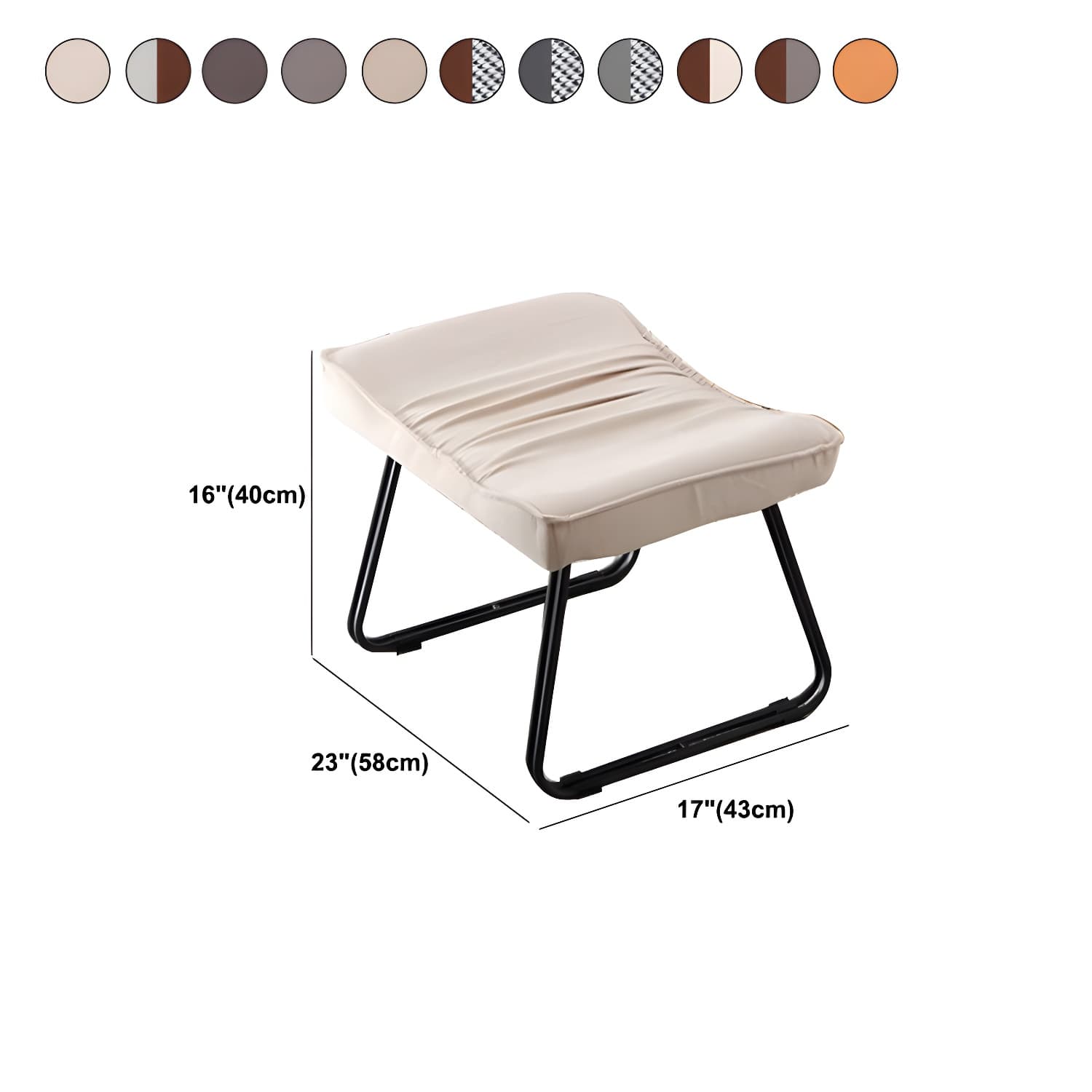Contemporary Rocking Chair Upholstered Tufted Cushions with Light Legs Glider thumbnail 16