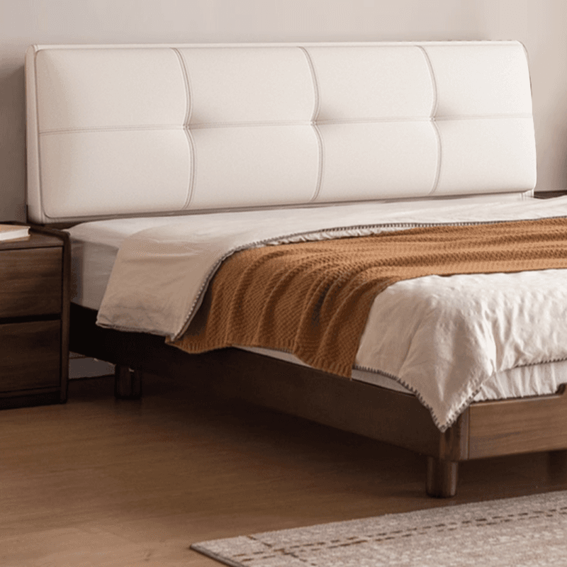 Simplistic Style Panel Headboard with No Distressing, Piled Tufted Rectangular Shape for Queen/Twin/Full Bed, Featuring Sponge Upholstery and Standard Height thumbnail 7