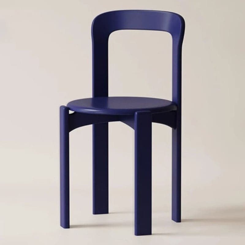 Modern Solid Wood Armless Dining Chair with Open Back for Kitchen & Dining thumbnail 2